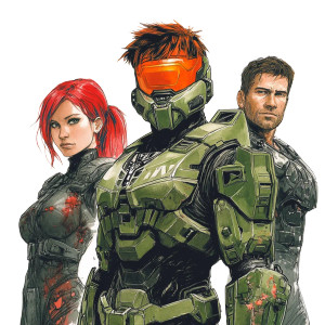 Gaming Icons United Vinyl Car Decal Sticker – Waterproof & UV-Resistant 8"