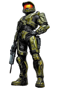 Master Chief Vinyl Car Decal Sticker – Waterproof & UV-Resistant 8" Master Chief Vinyl Car Decal Sticker – Waterproof & UV-Resistant 8"