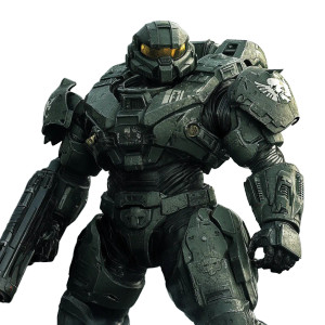 Master Chief Space Marine Vinyl Car Decal Sticker – Waterproof & UV-Resistant 8"