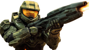 Master Chief Battle Vinyl Car Decal Sticker – Waterproof & UV-Resistant 8"