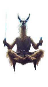 Llama Jedi Master Vinyl Car Decal Sticker – Waterproof & UV-Resistant 8" Llama Jedi Master Vinyl Car Decal Sticker – Waterproof & UV-Resistant 8"