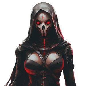 Female Darth Nihilus Vinyl Car Decal Sticker – Waterproof & UV-Resistant 8"