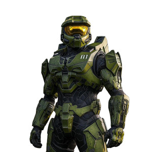 Master Chief In Skyrim Vinyl Car Decal Sticker – Waterproof & UV-Resistant 8"