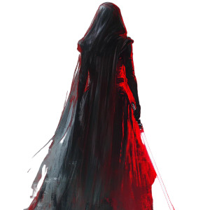 Sith Female Cloaked Vinyl Car Decal Sticker – Waterproof & UV-Resistant 8"