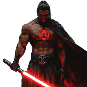 Jedi Warrior V2 Vinyl Car Decal Sticker – Waterproof & UV-Resistant 8"