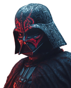 Darth Vader Reimagined Vinyl Car Decal Sticker – Waterproof & UV-Resistant 8"