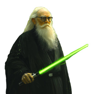 Jedi Charles Darwin Vinyl Car Decal Sticker – Waterproof & UV-Resistant 8"