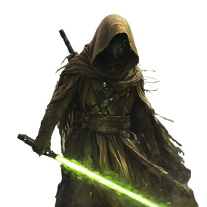 Jedi Druid Vinyl Car Decal Sticker – Waterproof & UV-Resistant 8"