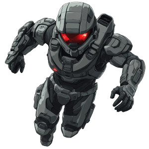 Halo Character Sneaking Vinyl Car Decal Sticker – Waterproof & UV-Resistant 8" Halo Character Sneaking Vinyl Car Decal Sticker – Waterproof & UV-Resistant 8"