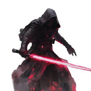 Sith Lord Combat Vinyl Car Decal Sticker – Waterproof & UV-Resistant 8"