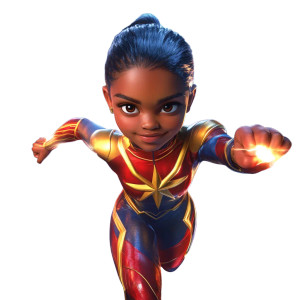 Young Superheroine Vinyl Car Decal Sticker – Waterproof & UV-Resistant 8" Young Superheroine Vinyl Car Decal Sticker – Waterproof & UV-Resistant 8"