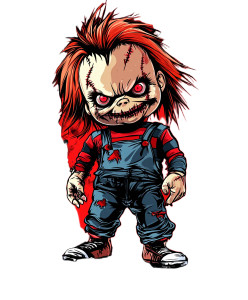 Chucky Doll Design Vinyl Car Decal Sticker – Waterproof & UV-Resistant 8" Chucky Doll Design Vinyl Car Decal Sticker – Waterproof & UV-Resistant 8"