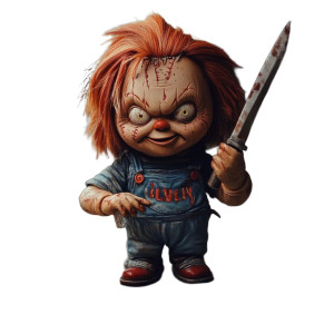 Chucky Doll Vinyl Car Decal Sticker – Waterproof & UV-Resistant 8" Chucky Doll Vinyl Car Decal Sticker – Waterproof & UV-Resistant 8"