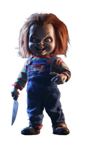 Chucky With Knife Vinyl Car Decal Sticker – Waterproof & UV-Resistant 8" Chucky With Knife Vinyl Car Decal Sticker – Waterproof & UV-Resistant 8"