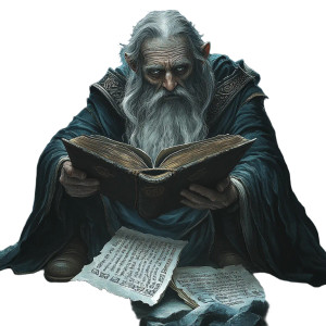 Elderly Dwarf Scholar Vinyl Car Decal Sticker – Waterproof & UV-Resistant 8" Elderly Dwarf Scholar Vinyl Car Decal Sticker – Waterproof & UV-Resistant 8"