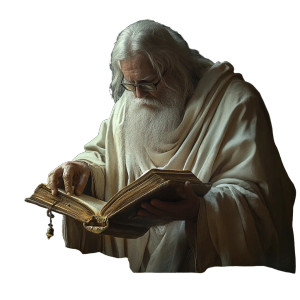 Bible History Profile Vinyl Car Decal Sticker – Waterproof & UV-Resistant 8"