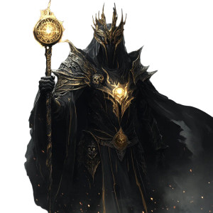 Cosmic Lich Emperor Vinyl Car Decal Sticker – Waterproof & UV-Resistant 8"