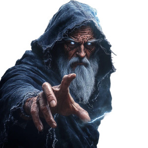 Wise Wizard Reaching Vinyl Car Decal Sticker – Waterproof & UV-Resistant 8"