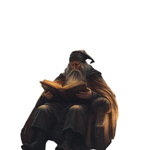 Wizard In Library Vinyl Car Decal Sticker – Waterproof & UV-Resistant 8" Wizard In Library Vinyl Car Decal Sticker – Waterproof & UV-Resistant 8"