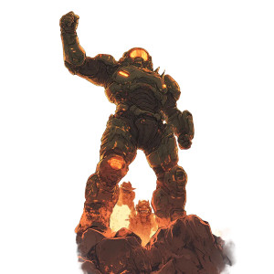 Doom Slayer'S Rally Vinyl Car Decal Sticker – Waterproof & UV-Resistant 8"