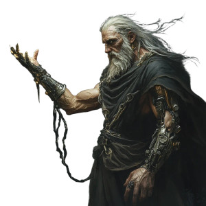 Cybernetic Druid Casting Vinyl Car Decal Sticker – Waterproof & UV-Resistant 8"