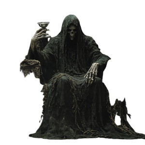 Evil Ghoul Throne Vinyl Car Decal Sticker – Waterproof & UV-Resistant 8" Evil Ghoul Throne Vinyl Car Decal Sticker – Waterproof & UV-Resistant 8"