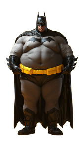 Obese Batman V2 Vinyl Car Decal Sticker – Waterproof & UV-Resistant 8" Obese Batman V2 Vinyl Car Decal Sticker – Waterproof & UV-Resistant 8"