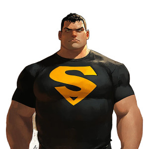 Heroic Comic Man Vinyl Car Decal Sticker – Waterproof & UV-Resistant 8"