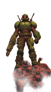 Doom Slayer Poster V2 Vinyl Car Decal Sticker – Waterproof & UV-Resistant 8"
