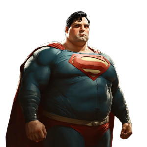 Chubby Superman Vinyl Car Decal Sticker – Waterproof & UV-Resistant 8" Chubby Superman Vinyl Car Decal Sticker – Waterproof & UV-Resistant 8"