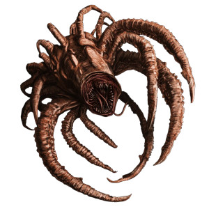 Facehugger Creature Vinyl Car Decal Sticker – Waterproof & UV-Resistant 8"