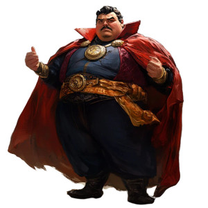 Fat Doctor Strange Vinyl Car Decal Sticker – Waterproof & UV-Resistant 8" Fat Doctor Strange Vinyl Car Decal Sticker – Waterproof & UV-Resistant 8"