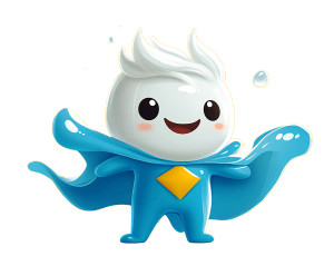 Bold Wash Mascot Vinyl Car Decal Sticker – Waterproof & UV-Resistant 8"