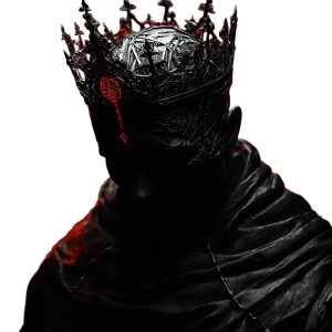 Dark Heretic Crown Vinyl Car Decal Sticker – Waterproof & UV-Resistant 8"