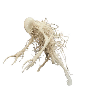 Alien Root Creature Vinyl Car Decal Sticker – Waterproof & UV-Resistant 8"