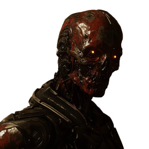 Horror Soldier Hybrid Vinyl Car Decal Sticker – Waterproof & UV-Resistant 8"