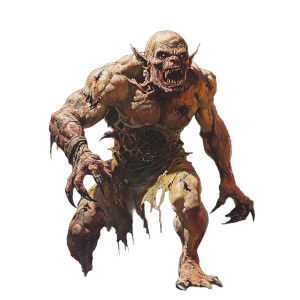 Giant Zombie Fiend Vinyl Car Decal Sticker – Waterproof & UV-Resistant 8"