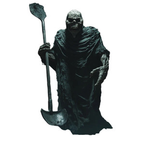 Gravedigger Ghoul Vinyl Car Decal Sticker – Waterproof & UV-Resistant 8"