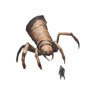 Gigantic Desert Centipede Vinyl Car Decal Sticker – Waterproof & UV-Resistant 8"