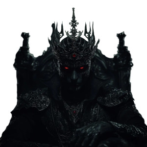 Shadowed Demon Prince Vinyl Car Decal Sticker – Waterproof & UV-Resistant 8"