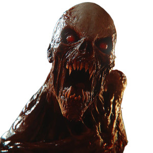 Eldritch Zombie Closeup Vinyl Car Decal Sticker – Waterproof & UV-Resistant 8"