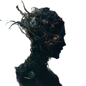 Inner Monsters Portrait Vinyl Car Decal Sticker – Waterproof & UV-Resistant 8"