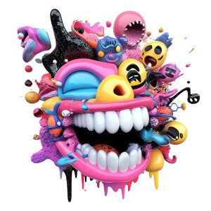 Chaos Emoji Vinyl Car Decal Sticker – Waterproof & UV-Resistant 8" Chaos Emoji Vinyl Car Decal Sticker – Waterproof & UV-Resistant 8"