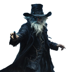 Scrooge Necromancer Wizard Vinyl Car Decal Sticker – Waterproof & UV-Resistant 8" Scrooge Necromancer Wizard Vinyl Car Decal Sticker – Waterproof & UV-Resistant 8"
