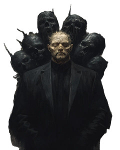 Seven Headed Beast Vinyl Car Decal Sticker – Waterproof & UV-Resistant 8"