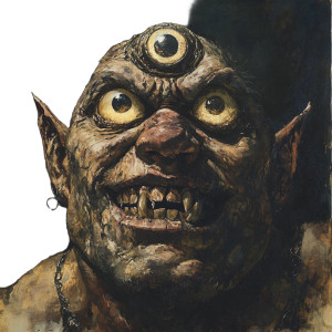 Cyclops Portrait Vinyl Car Decal Sticker – Waterproof & UV-Resistant 8"