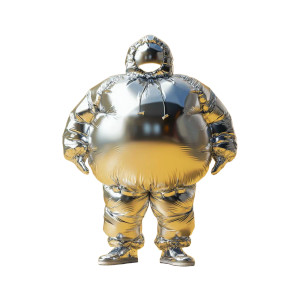 Inflated Aluminium Character Vinyl Car Decal Sticker – Waterproof & UV-Resistant 8"