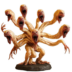 6-Headed Monster Vinyl Car Decal Sticker – Waterproof & UV-Resistant 8"