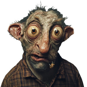 Raccoon Mutant Man Vinyl Car Decal Sticker – Waterproof & UV-Resistant 8"