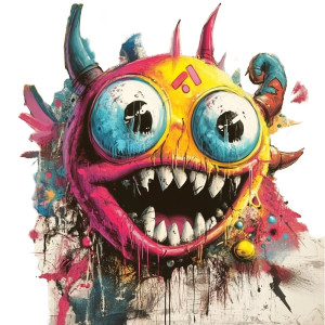Graffiti Monster Vinyl Car Decal Sticker – Waterproof & UV-Resistant 8" Graffiti Monster Vinyl Car Decal Sticker – Waterproof & UV-Resistant 8"